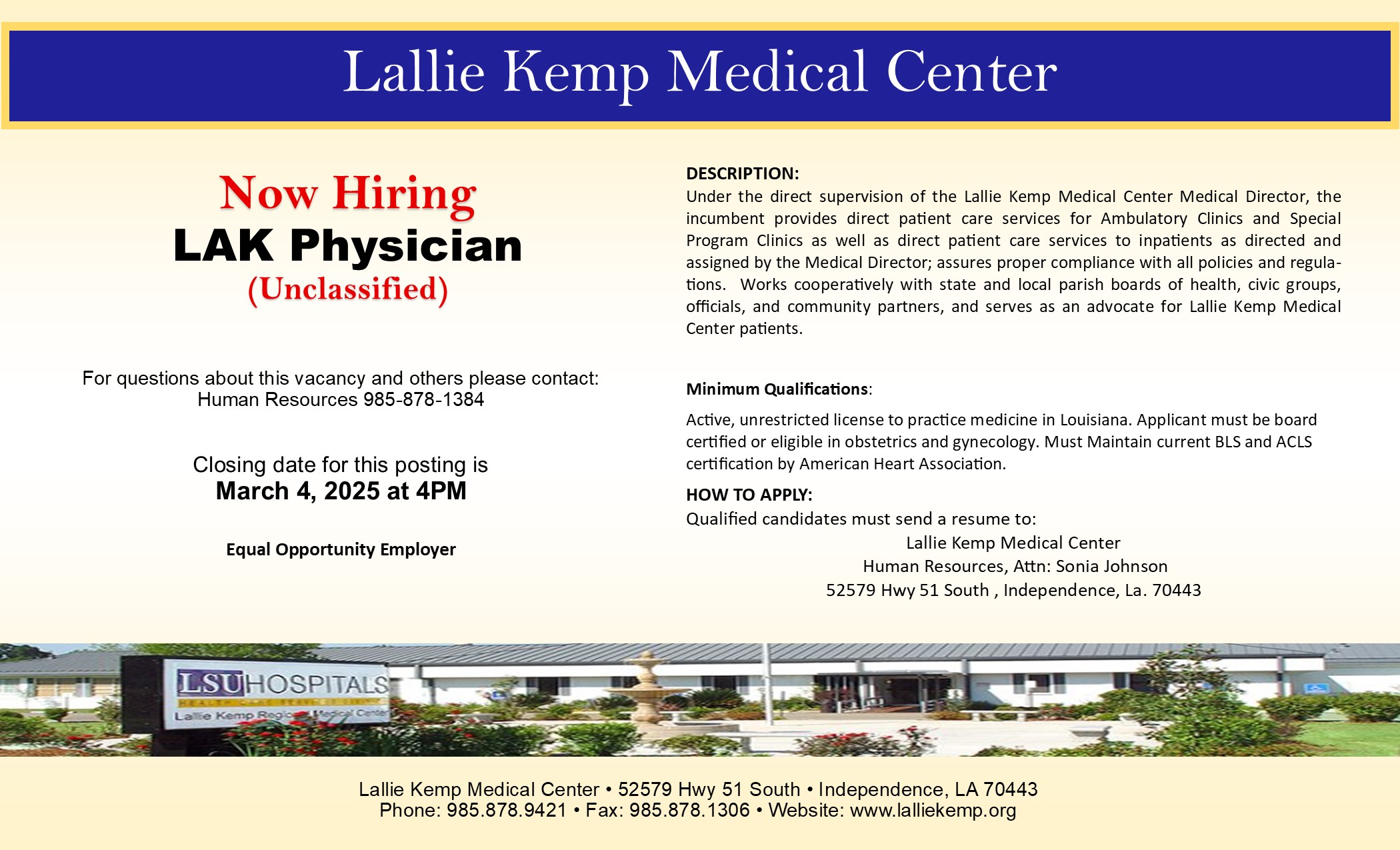 Job Flyer